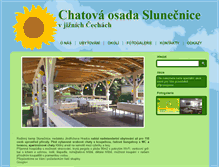 Tablet Screenshot of chatyslunecnice.cz